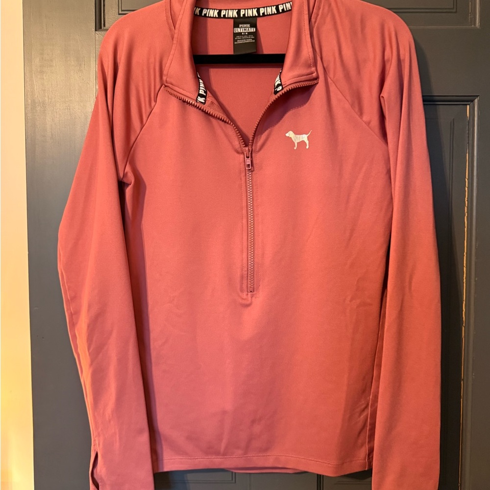 Victoria's Secret PINK Coral Pink Active Pullover